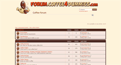 Desktop Screenshot of forum.coffee4dummies.com